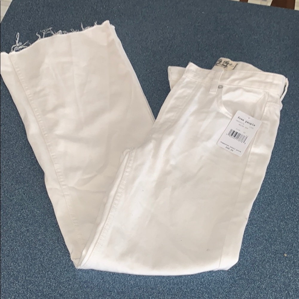 Free people white flares